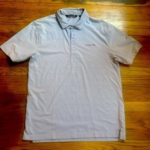 Travis Matthew pale lilac collard shirt